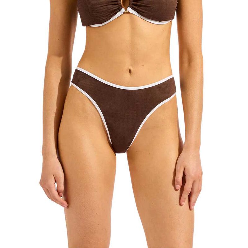 Seafolly Beach Bound High Leg Bikini Bottom image number 0